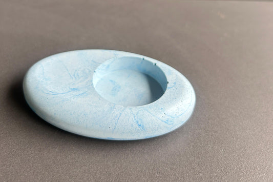 Concrete Eggy Tealight Candle Holder