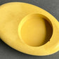 Yellow candle holder