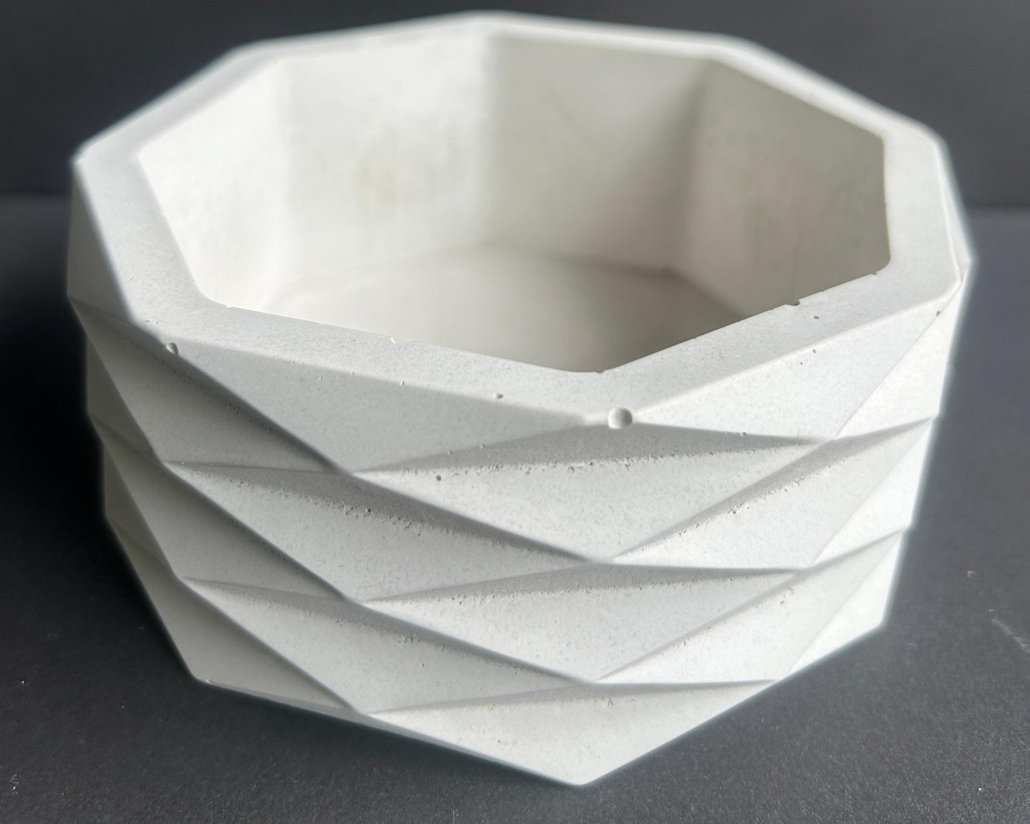 Geometric concrete Candle holder
