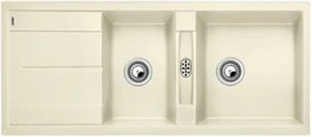 Hafele - METRA 8S - 56570640 - Double Bowl with Drain Board