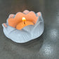 Concrete Petals of light Candle Holder (Set of 2)
