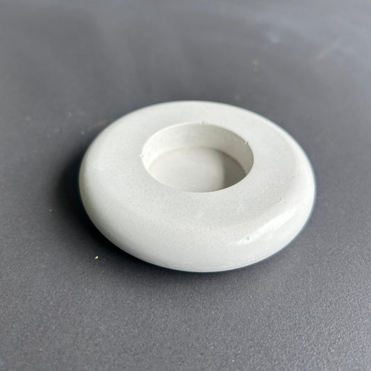 Concrete Flying Saucer Tealight Candle Holder