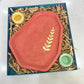 Diwali hampers concrete tray with brass inlay 