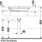 Duravit - 0349600000-DuraStyle Washbowl-Table Top Basin