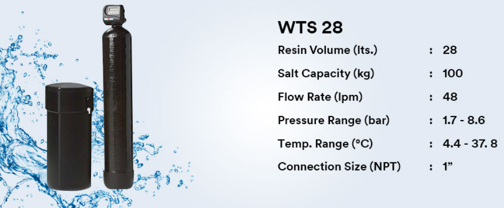 3M - IAWTS 28L प्रीफ़िल्टर IAS801F के साथ - स्वचालित जल सॉफ़्नर