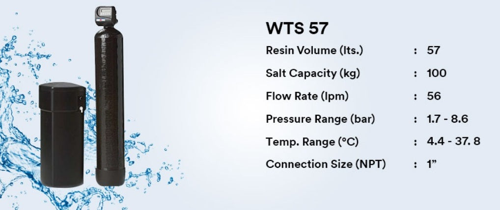 3M - IAWTS 57L प्रीफ़िल्टर IAS802F के साथ - स्वचालित जल सॉफ़्टीन