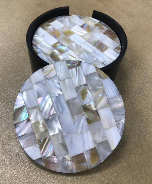 Mother-of-pearl-6-pcs-coasters