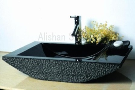 Stone Basin-Ecm-Absolute Black - 133