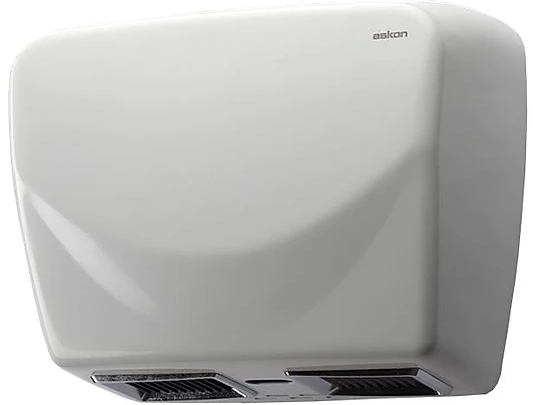 Hand Dryers - ASKON - AS- 25-IR (W) - Twin Blower