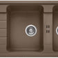 Hafele - Blanco - SONA 8S - Double Bowl Sink with Drain Board