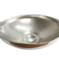 Brass silver Finish Basin