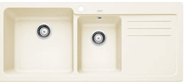 Hafele- Blanco - Naya 8S  - Double Bowl Sink with Drain Board