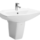 CERA - Concord - S2040112 - Wall Hung Basin With Half Pedestal