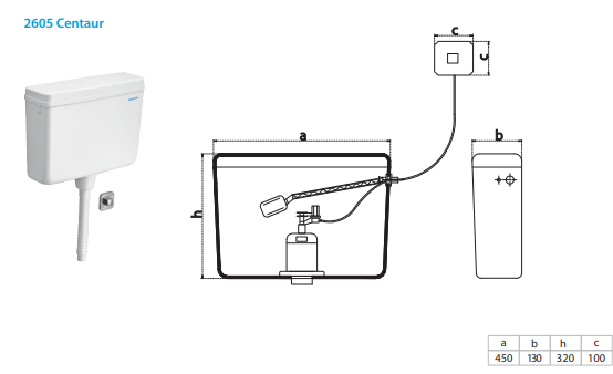 Cera - CENTAUR - B1010105 - Pneumatic - Plastic Cisterns