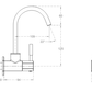 Cera - Gayle - F1014251 - Sink Cock Wall Mounted
