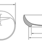 CERA - Cafe - S2020103 - Table Top Basin