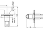 Cera - RUBY - F1005652- Wall Mounted Basin Faucet