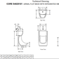 Cera - Core - S4025101 - Urinals