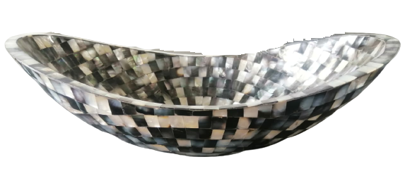 ECM - Boat Shaped - Mother Of Pearl Basin
