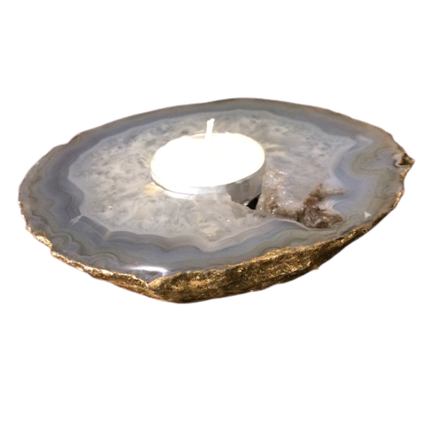 Agate - Candle Stand - ECM - SB30 - White