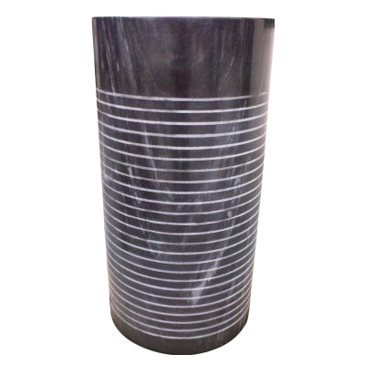 ECM - Zebra Cylinder - Pedestal Stone Wash Basin