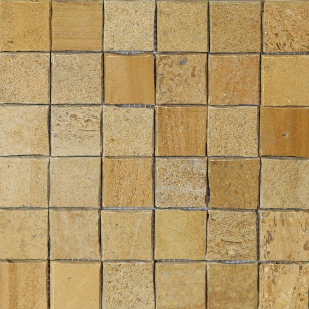 Stone Mosaics Tile-ECM - 10245 - Handcut Eta Gold