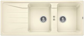 Hafele - Blanco - SONA 8S - Double Bowl Sink with Drain Board