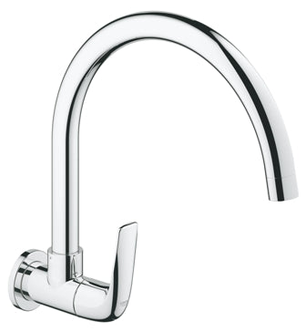 GROHE - BAU CURVE - 31226000 – Wall Mounted Sink Tap