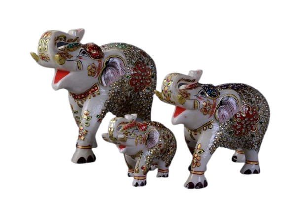 उपहार सामग्री - ईसीएम - एसजीए005 - सुनहरा हाथी