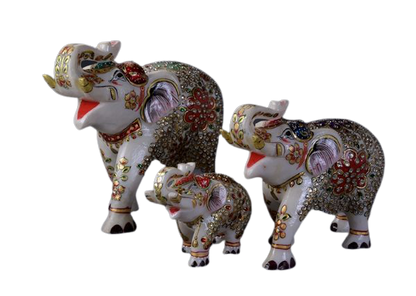 उपहार सामग्री - ईसीएम - एसजीए005 - सुनहरा हाथी