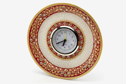 Marble Golden   Clock