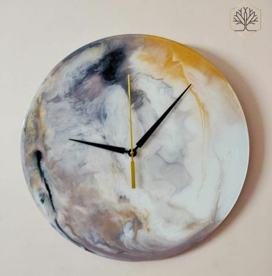 Handmade Resin Wall Clock