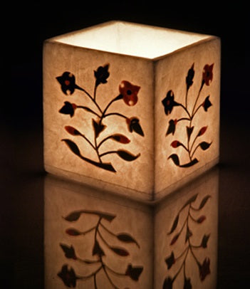 Candle Holders -Inlay Square - SGC055