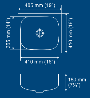 Single Bowl Sink