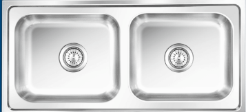 Nirali - Popular - Graceful Glory - Mini - Double Bowl Sink