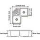 Nirali Corner Sink Diagram