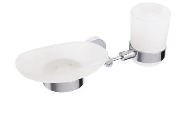 Sipco - Conti - 815 - Soap Dish + Tooth Brush Holder