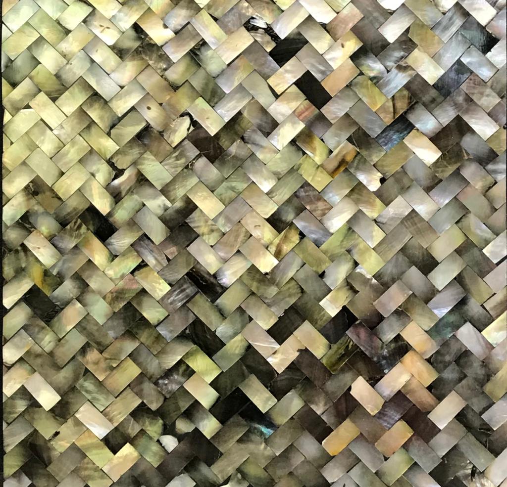 Mother of Pearl - Thatched Weave