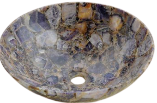 AGATE TABLE TOP BASIN
