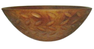 लकड़ी का वॉश बेसिन - Ecm - W-4 - 12"